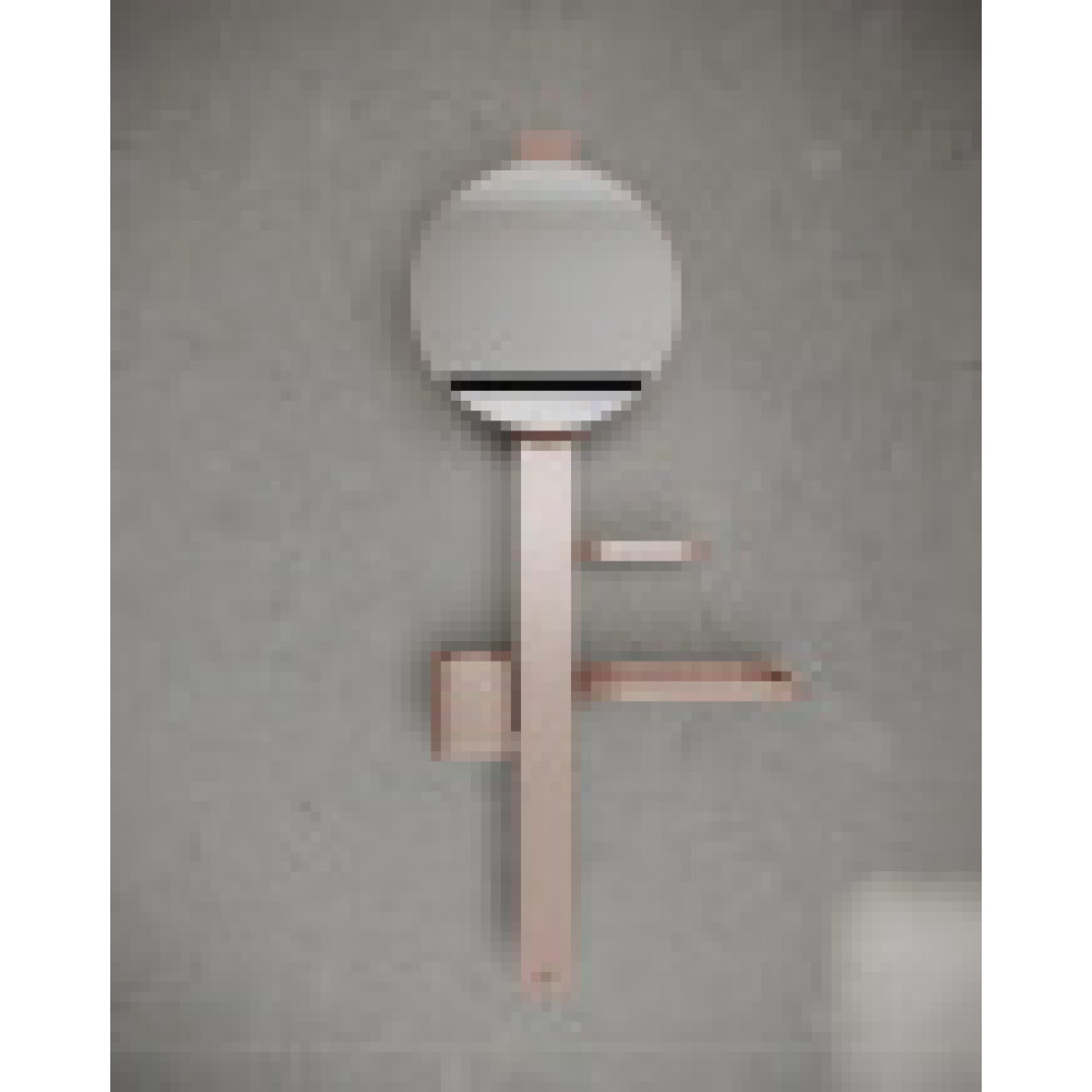 BD589RO ALU+ Beauty Bar S Комплект аксессуаров, состоящий из: штанги 700 мм с направляющими справа и слева для установки аксессуаров по выбору при пер