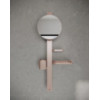 BD589RO ALU+ Beauty Bar S Комплект аксессуаров, состоящий из: штанги 700 мм с направляющими справа и слева для установки аксессуаров по выбору при пер