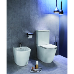 Сиденье термодюропласт E23280-00 "RODIN+" Сиденье термодюропласт, тонкое, микролифт, белый