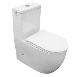 Velluto Унитаз-моноблок, торнадо, с сиденьем  микролифт 650*370*775