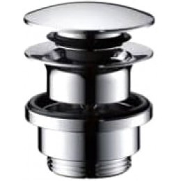 46030000 AXOR Edge Однорычажный смеситель для раковины 280 со сливным набором push-open, хром