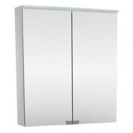 529.352.00.6 Smyle Square Комплект мебели: тумба с раковиной, зеркальный шкаф 60 см, белый