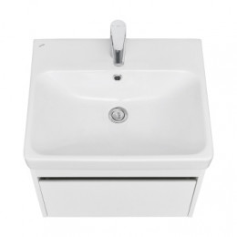 Марти 55 Тумба-умывальник Белый/Дуб Эндгрейн (Умывальник "Адриана-55")