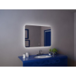 AZARIO зеркало Alone Raggio влагостойкое с подсветкой 1000*700