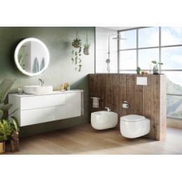 Z_BEYOND Раковина 585х455х160 мм, накладная, смесит.справа, б/перелива