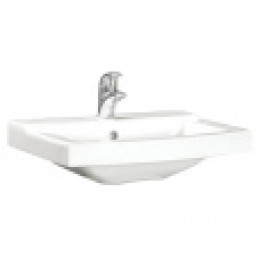 Умывальник Орион с переливом бел. 565 * 428