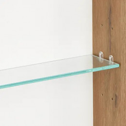 Сканди 45 зеркало-шкаф Белый/Дуб Рустикальный