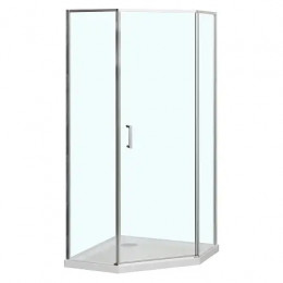 AZ-21C-90-CH-CL Душевое ограждение SAKURA DIA-90х90х195-CH-CL, прозрачное стекло 6 мм, профиль хром