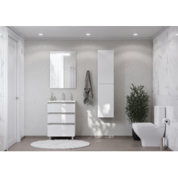 THE GAP Шкаф-колонна, белый глянец