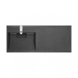 Лондри 120 Раковина ЛЕВАЯ ГРАФИТ