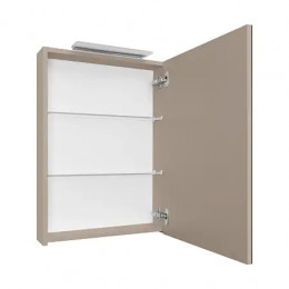 OLETA Шкаф зеркальный 500мм правый, капучино матовый