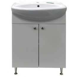 Комплект Тумба Моника New 55 (550*830*300) с раковиной Арго 55 (Ст.Оскол) (2 места)