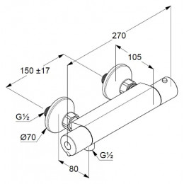 KLUDI BASIC Термостат для душа, арт. 350020538