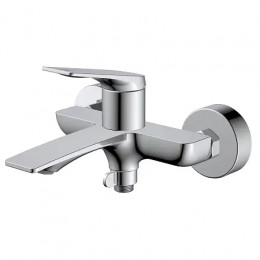 Lursy Смеситель для ванны с ручным душем, хром