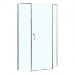 AZ-21C-90-CH-CL Душевое ограждение SAKURA DIA-90х90х195-CH-CL, прозрачное стекло 6 мм, профиль хром