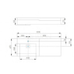 Сакура 1200 Раковина белая