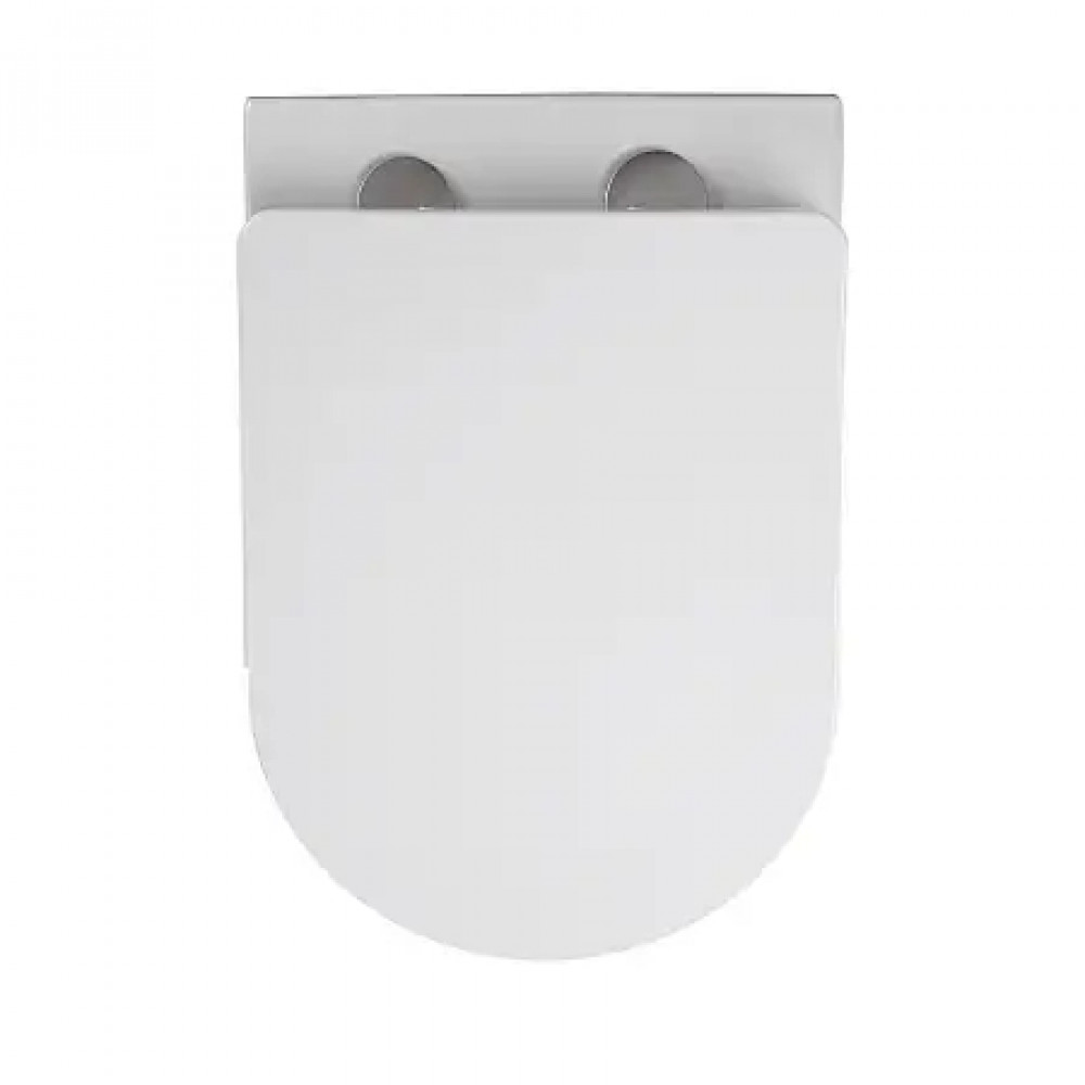 Azario LISTA  AZ-1177T  ТОРНАДО (СКРЫТОЕ КРЕПЛЕНИЕ) подвесной  унитаз в комплекте с сидением микролиan 490*365*340mm