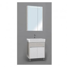 ВЕРДИ 60 Н Тумба (Белый/Ясень фабрик) (Раковина Нео 60)