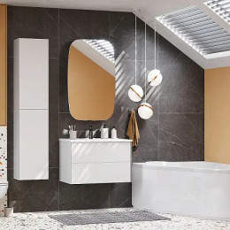 Сохо Шкаф навесной Белый глянец