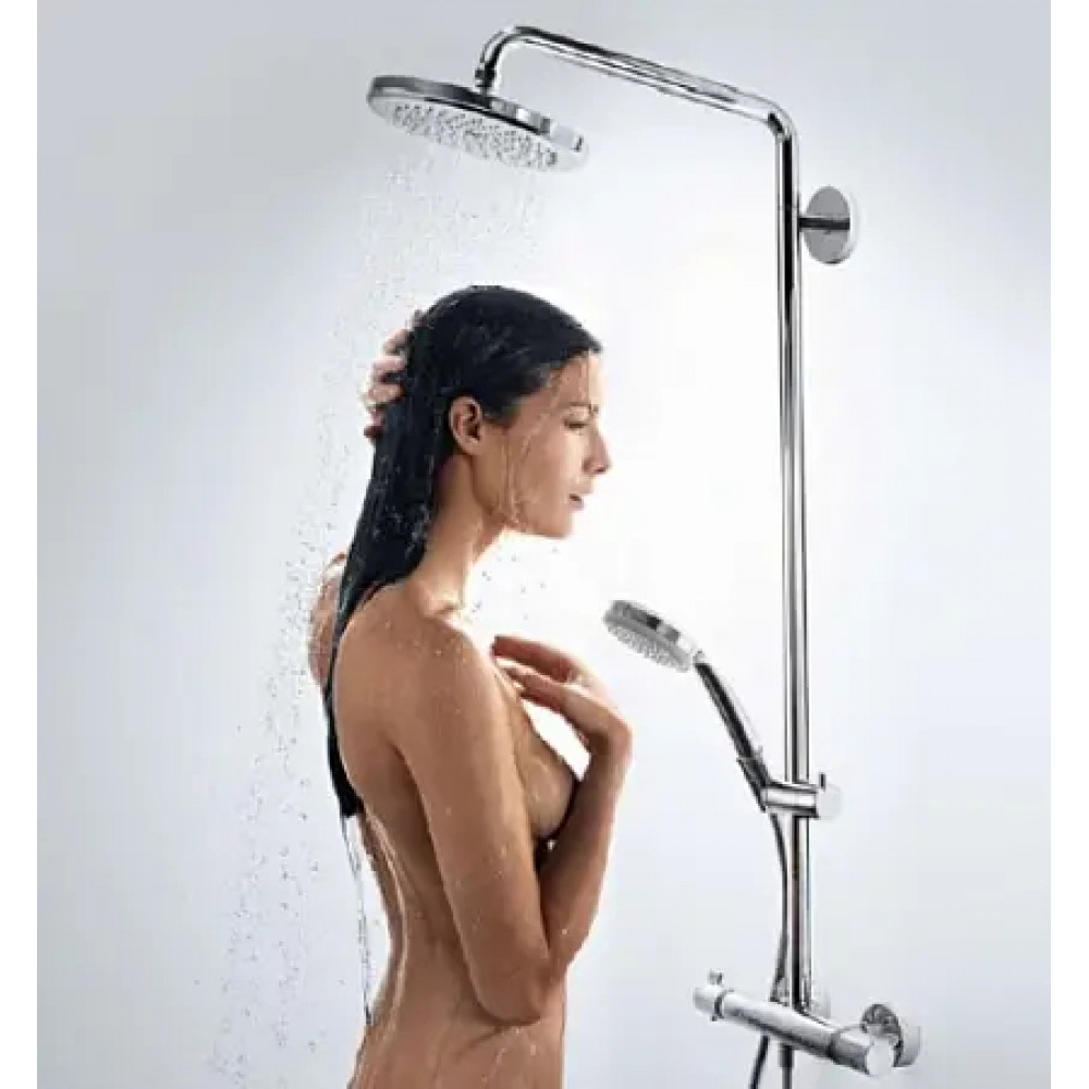 27185000 Croma 220 Showerpipe, душевая панель (с термостатом)