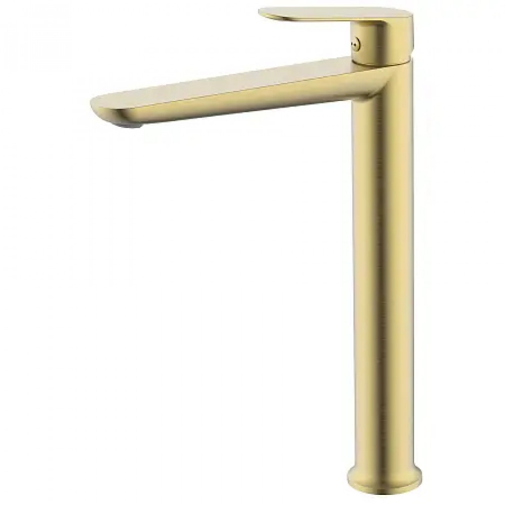 Alanti Смеситель для раковины высокий, золото матовое