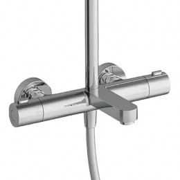 Душевая стойка с термостатическим смесителем для ванны и ручным душем Termo 300 TE 092.01/150 хром