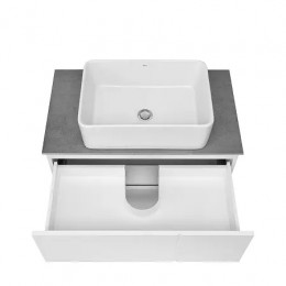 Luna Тумба под раковину 80, 2 ящика, белый