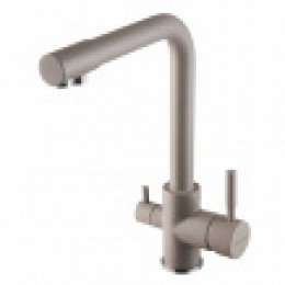 Z_РУАН Смеситель для кухни фильтр серый шелк