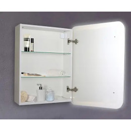 AZARIO зеркало-шкаф Фиджи 50 (508*756*140) правый, сенсор, часы, тепл/холод свет