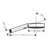 24101700 Pulsify Select S Ручной душ 105 3jet Activation EcoSmart, матовый белый