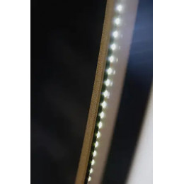 AZARIO зеркало Monaco-GOLD d1000 бесконтактный сенсор, доп.упаковка, парящая подсветка (в стену)