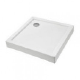 ПАЛЕРМО Поддон акриловый квадрат 80Х80 белый