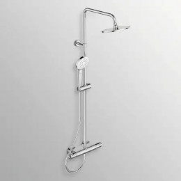 Душевая система с термостатическим смесителем для душа, с полочкой, Ceratherm T50, A7230AA