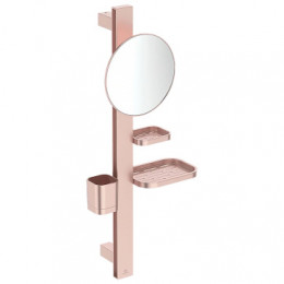 BD589RO ALU+ Beauty Bar S Комплект аксессуаров, состоящий из: штанги 700 мм с направляющими справа и слева для установки аксессуаров по выбору при пер