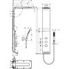 27008000 Raindance Душевая панель Raindance Lift, СМ,