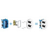 Монтажное основание для смесителей скрытого монтажа, R-box multi RB 071.50