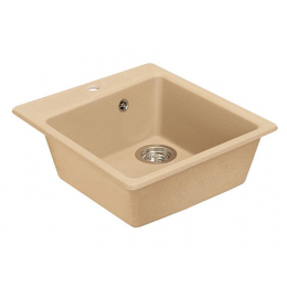 Кухонная Мойка Парма 510*470*175мм Латте (аналог беж) NEW