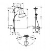 27115000 Raindance Select Raindance Select 240 Showerpipe, ½’