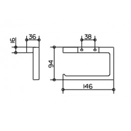 11162010000 Edition 11 Держатель таулетной бумаги, хром