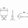 Универсальное сиденье для душа OVO-B II CLEAR