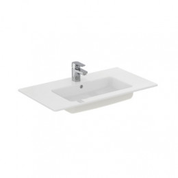 E066901 TEMPO Vanity Умывальник 81.5X45.5 см, с 1-м отверстием под смеситель, с отверстием перелива, только для встраивания в подстолье