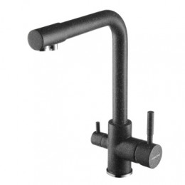 РУАН Смеситель для кухни фильтр графит
