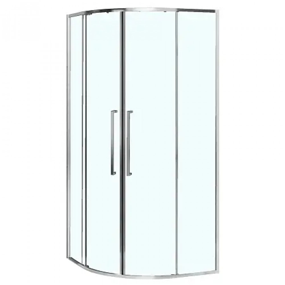 AZ-S43-100-CH-CL Душевое ограждение SHANGHAI ROD-100х100х195-CH-CL, прозрачное стекло 6 мм, профиль хром