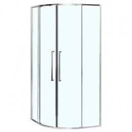 AZ-S43-100-CH-CL Душевое ограждение SHANGHAI ROD-100х100х195-CH-CL, прозрачное стекло 6 мм, профиль хром