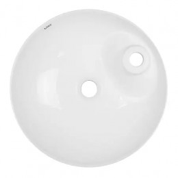 AZ-3209 Раковина накладная. Размер 430*430*130 мм белый глянец