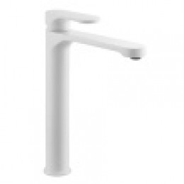 VIANO Смеситель для раковины высокий, белый матовый