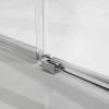 AZ-R43-100-BGL-CL Душевое ограждение SHANGHAI SQP-100х100х195-BGL-CL, прозрачное стекло 6 мм, профиль брашированное золото