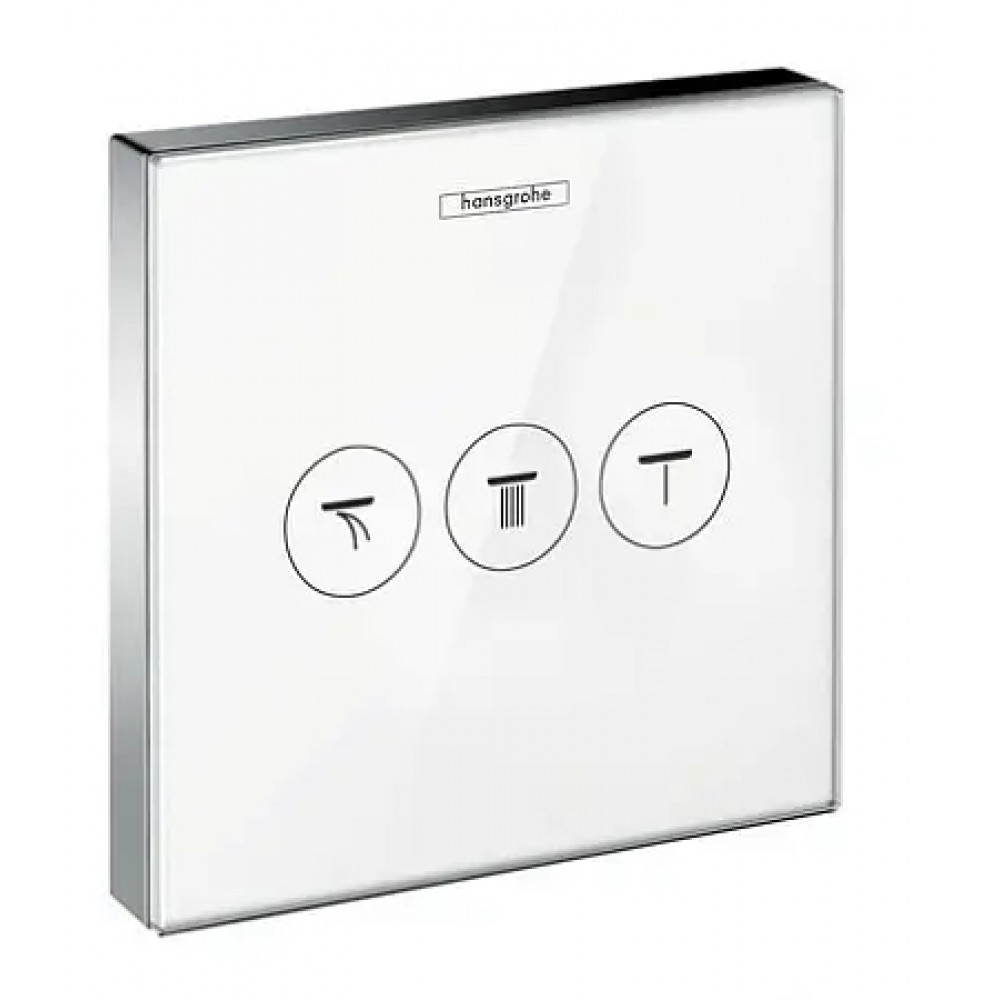 15736400 Модуль ShowerSelect с тремя запорными клапанами, стеклянный