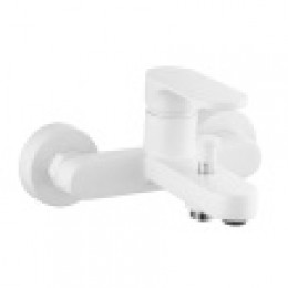 VIANO Смеситель для ванны с коротким изливом, белый матовый