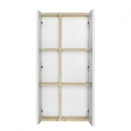 Мишель Шкафчик Дуб Эндгрейн/Белый